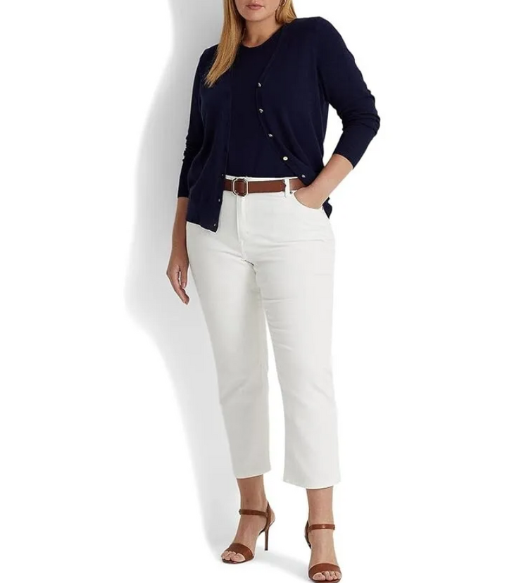 LAUREN RALPH LAUREN Plus Size High-Rise Super-Stretch Jeans