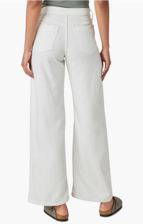 Lucky Brand High-Rise White Palazzo Jeans