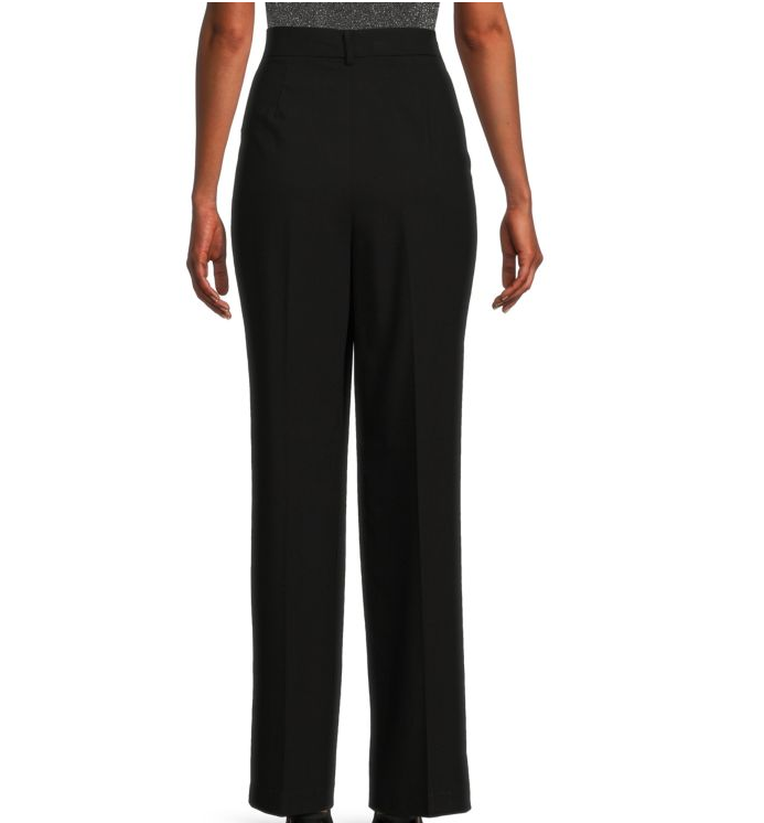 Calvin Klein Solid Wide Leg Pants