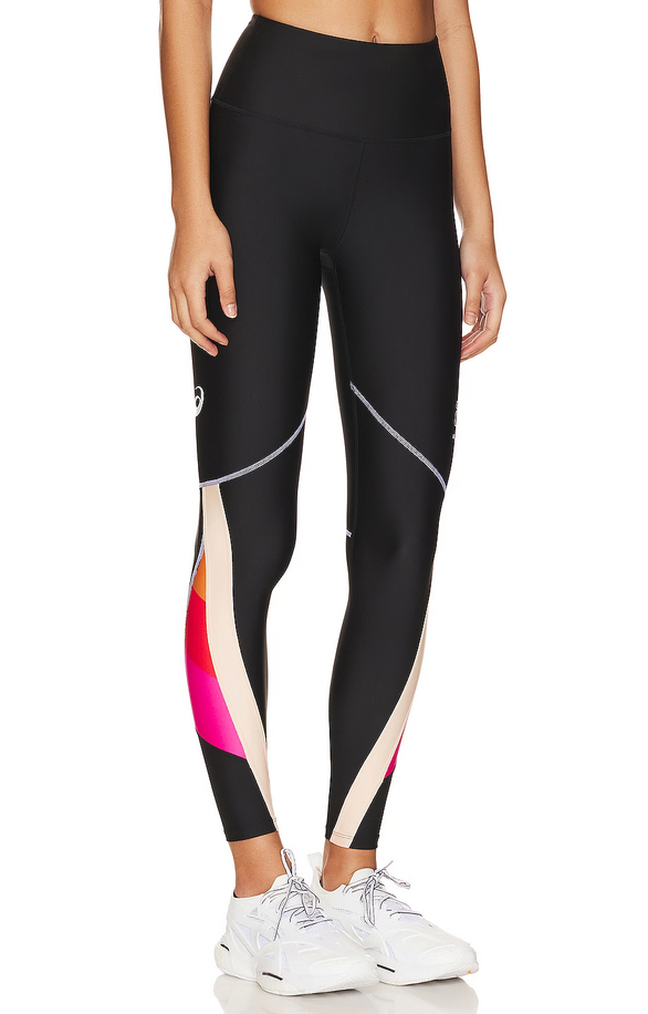 P.E NATION x Asics Tracklite High Waist Color Block Leggings