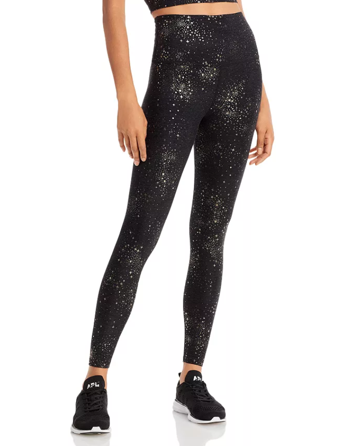 Beyond Yoga High Waisted Midi Galaxy Print Leggings