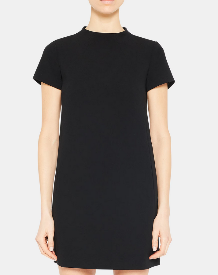 Theory Mockneck Shift Dress
