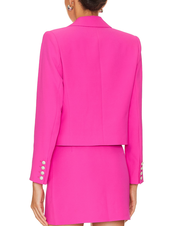 Generation Love Olivia Crepe Cropped Blazer