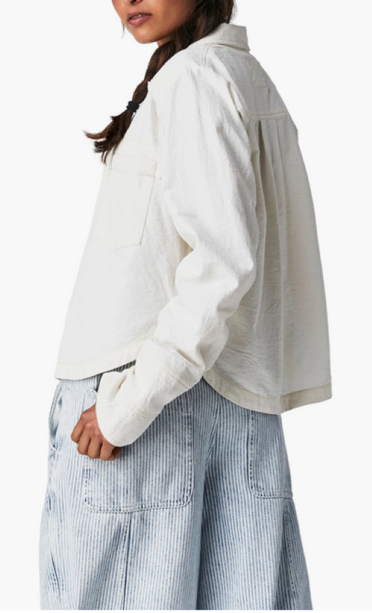 Free People Classic Oxford Cotton Shirt