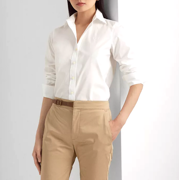 LAUREN RALPH LAUREN Non-Iron Straight-Fit Shirt