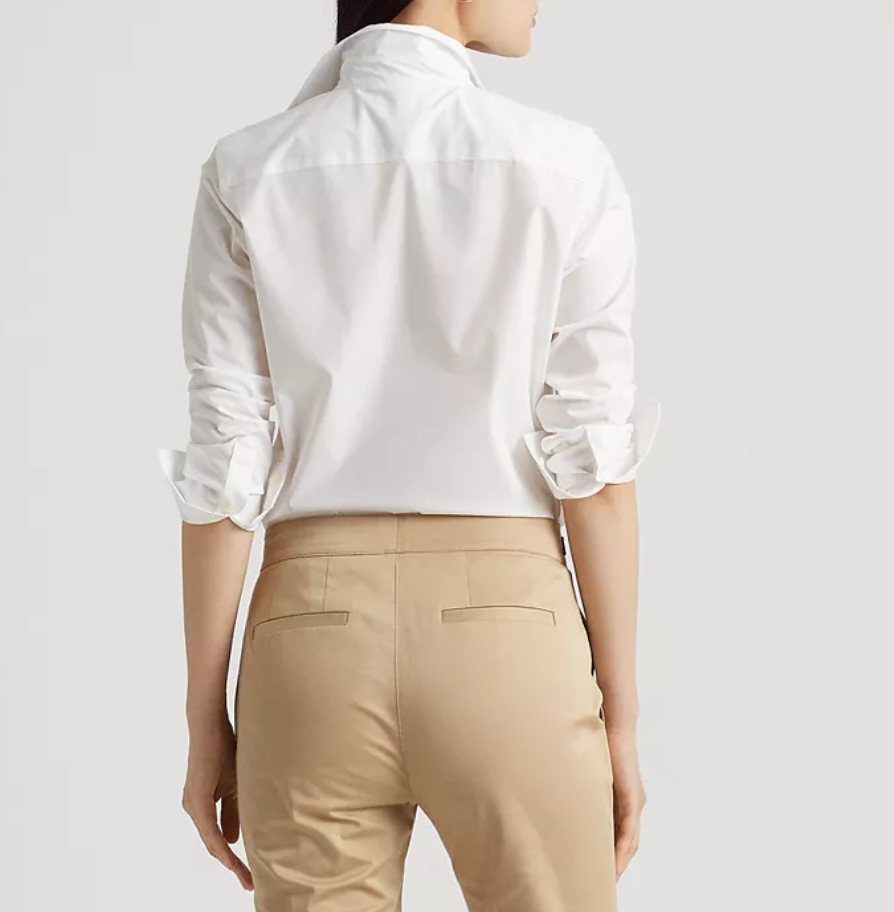LAUREN RALPH LAUREN Non-Iron Straight-Fit Shirt