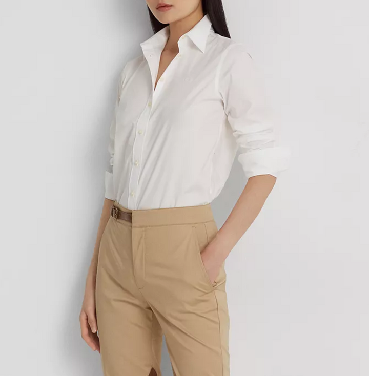 LAUREN RALPH LAUREN Non-Iron Straight-Fit Shirt