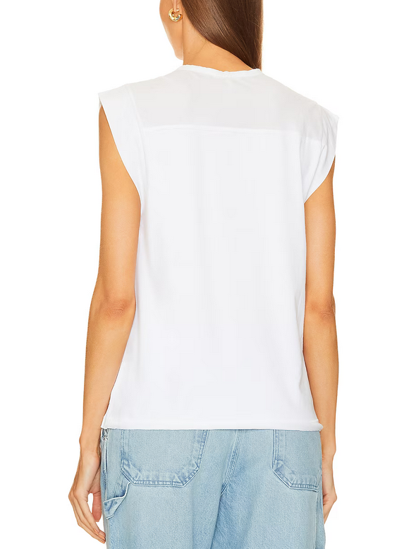 rag & bone Mixed Media Muscle Tee