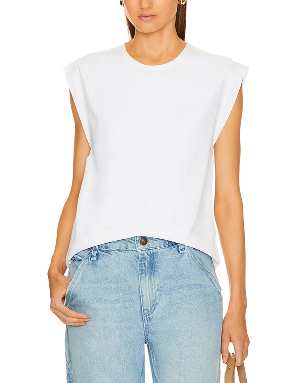 rag & bone Mixed Media Muscle Tee