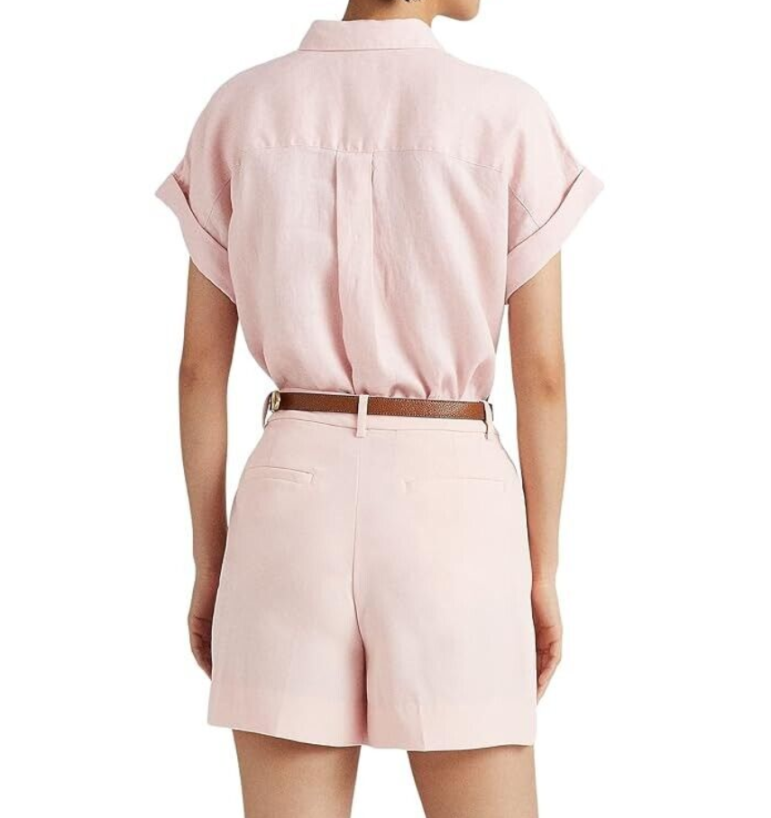 LAUREN RALPH LAUREN Dolman-Sleeve Linen Shirt