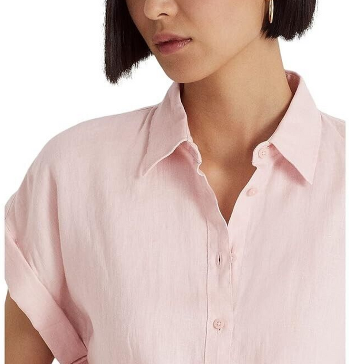 LAUREN RALPH LAUREN Dolman-Sleeve Linen Shirt