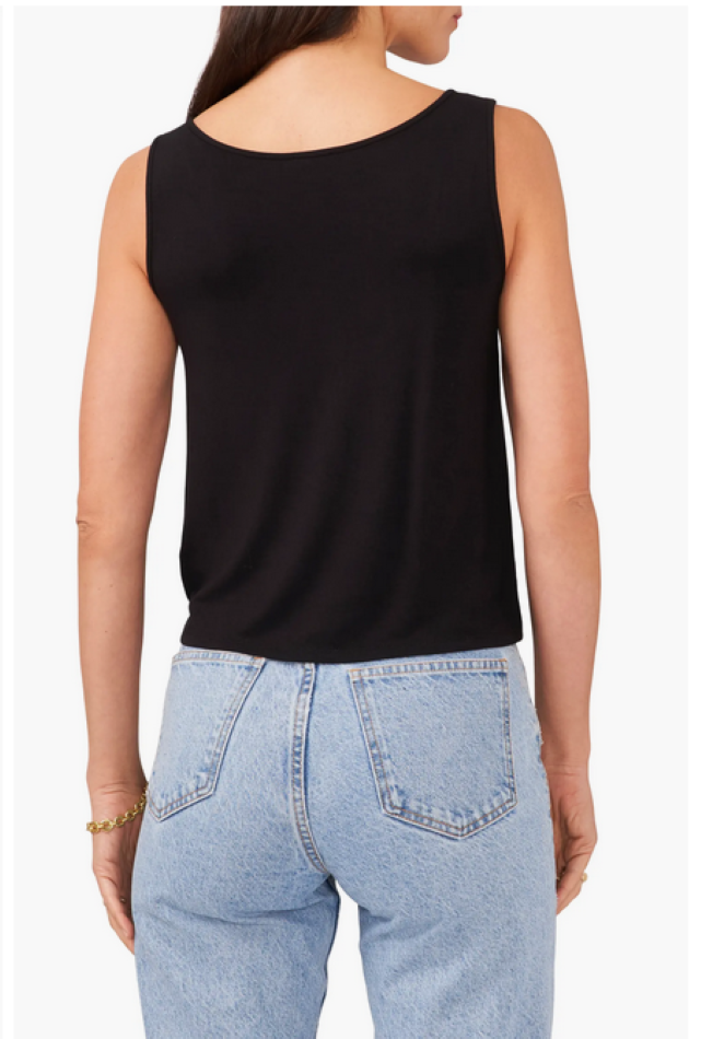 Vince Camuto Seamed-Center Top