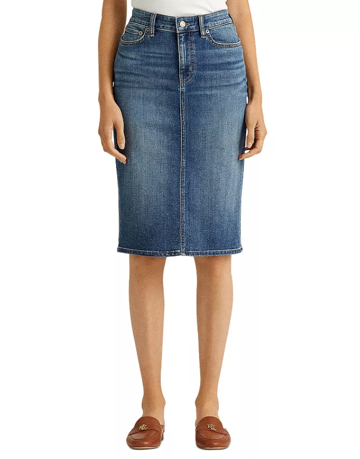 LAUREN RALPH LAUREN Denim Skirt