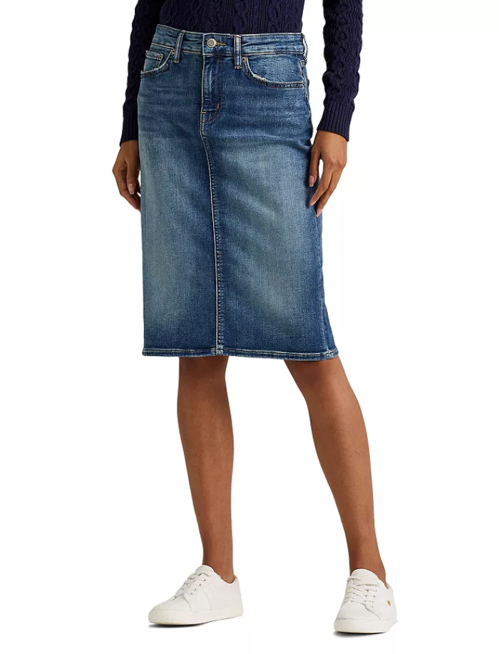 LAUREN RALPH LAUREN Denim Skirt