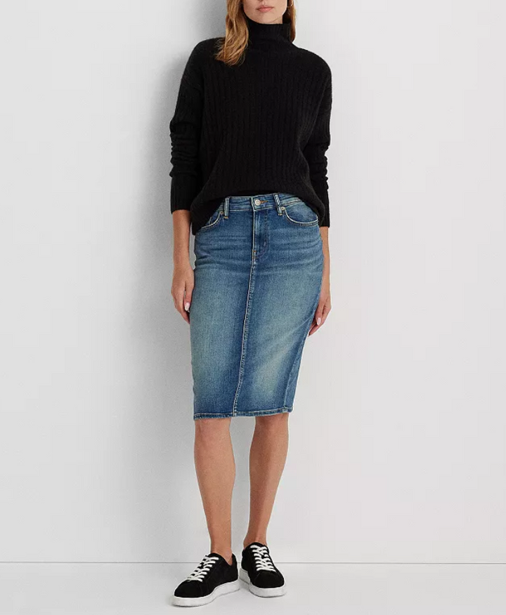 LAUREN RALPH LAUREN Denim Skirt
