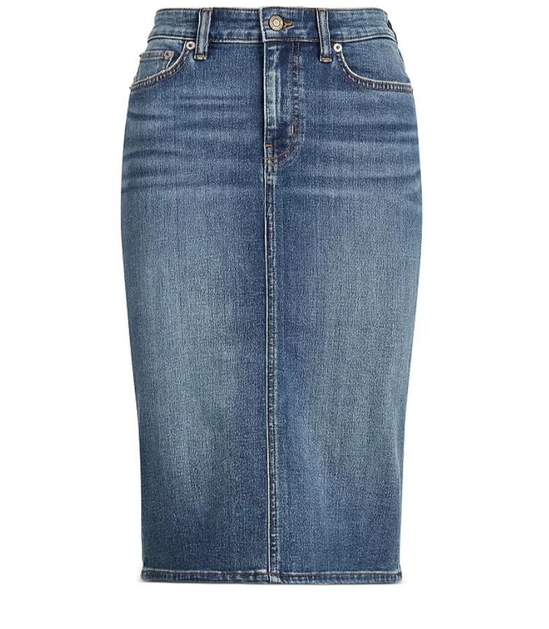 LAUREN RALPH LAUREN Denim Skirt
