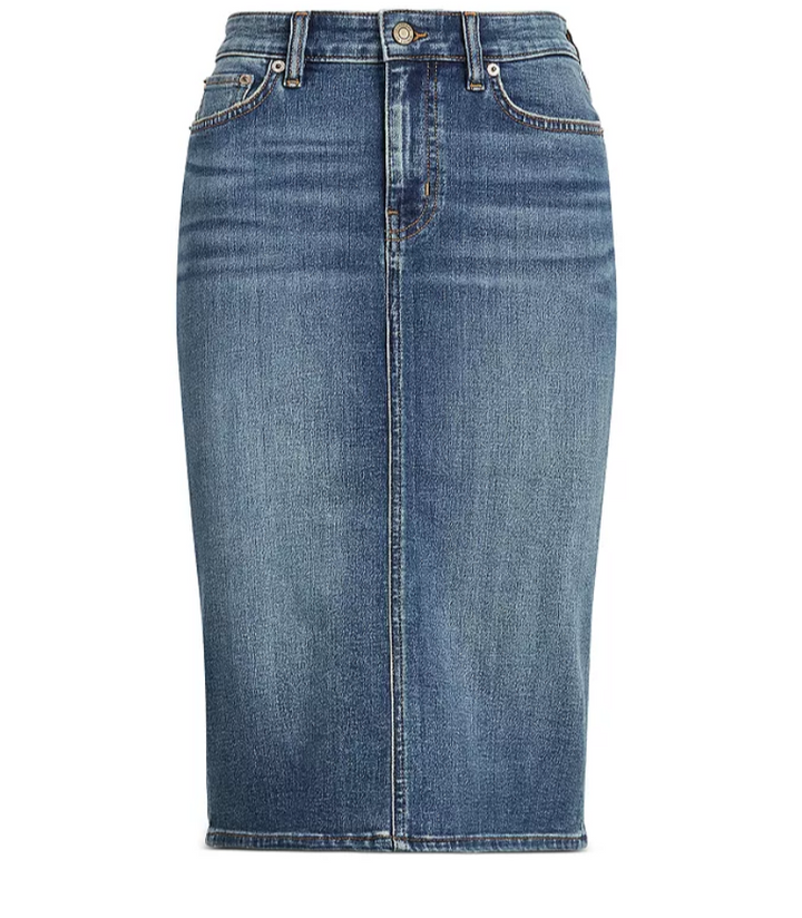 LAUREN RALPH LAUREN Denim Skirt