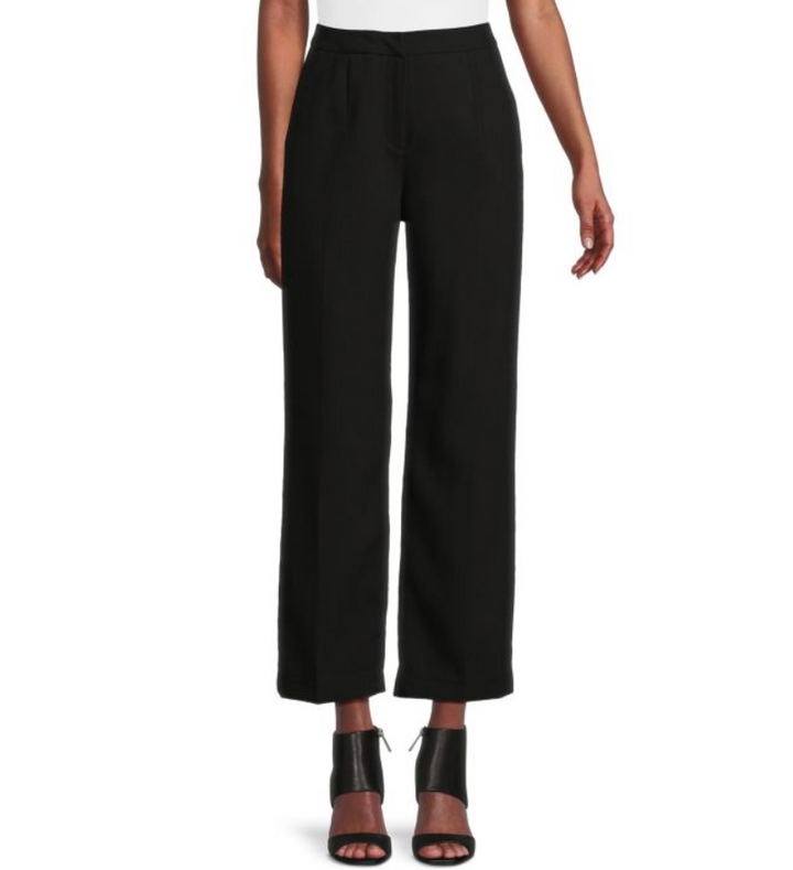 T Tahari Solid Wide Leg Pants