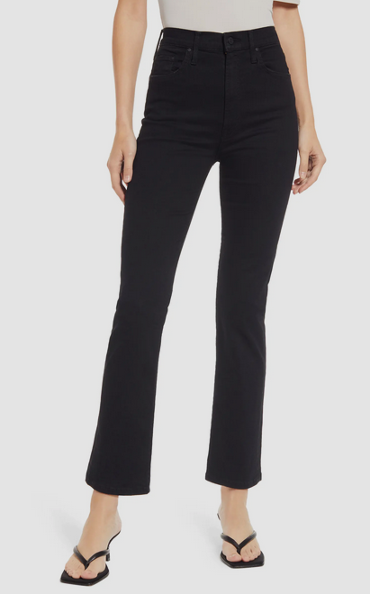 MOTHER High Rise Rider Ankle Straight Jeans