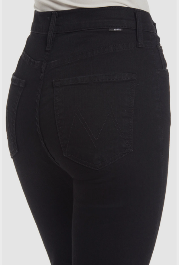 MOTHER High Rise Rider Ankle Straight Jeans