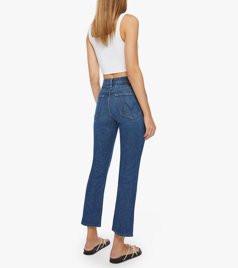 MOTHER The Tomcat High Rise Ankle Straight Leg Jeans