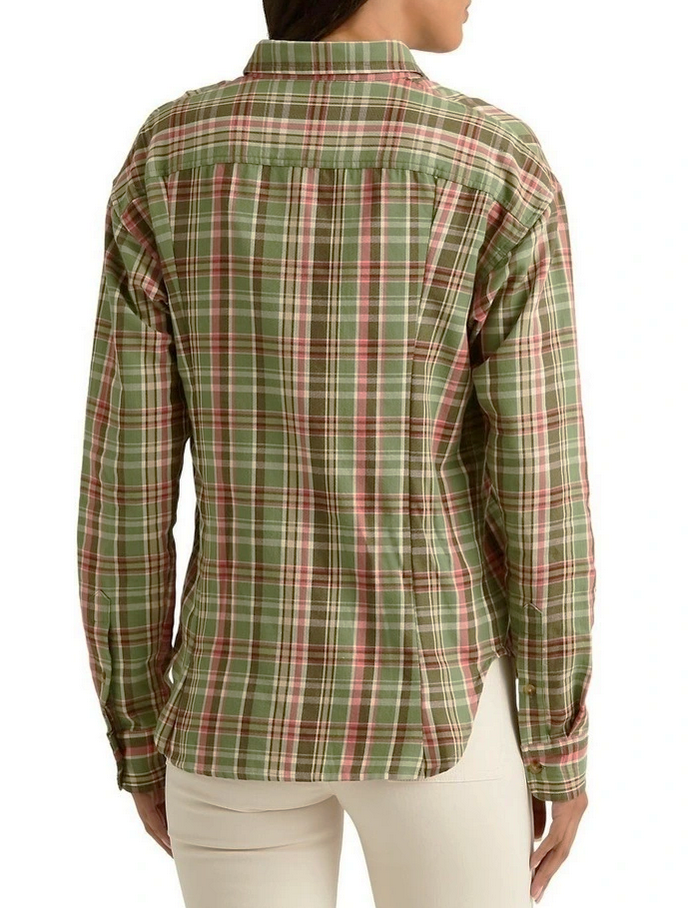 LAUREN RALPH LAUREN Plaid Cotton Twill Shirt