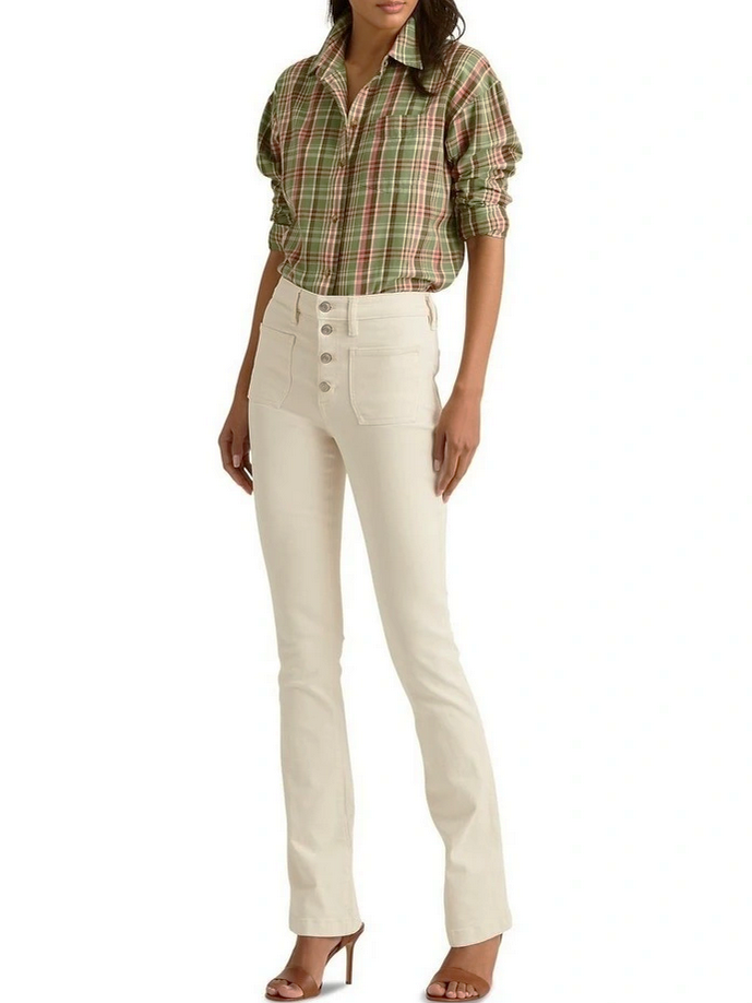 LAUREN RALPH LAUREN Plaid Cotton Twill Shirt
