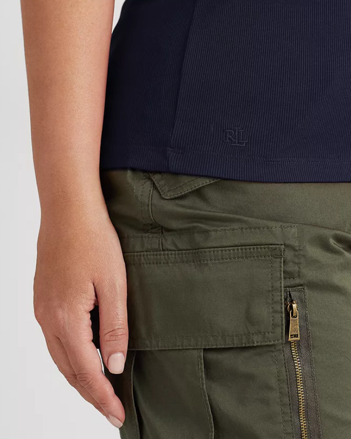 LAUREN RALPH LAUREN Plus Size Stretch Cotton Tank Top