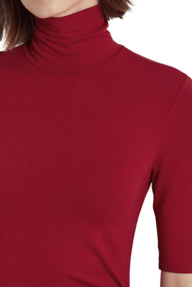 LAUREN RALPH LAUREN Stretch Jersey Turtleneck