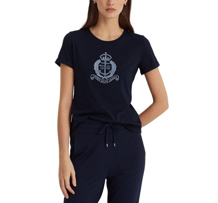 LAUREN RALPH LAUREN Graphic Cotton-Blend T-Shirt