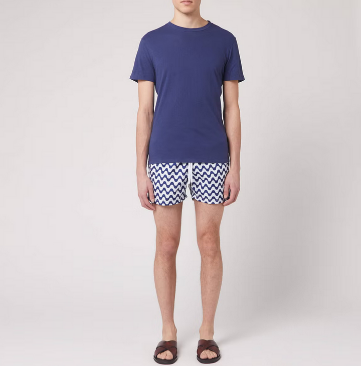 Frescobol Carioca MEN Cotton & Linen Solid Tee