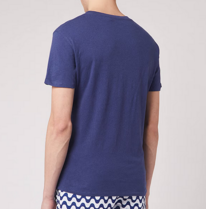 Frescobol Carioca MEN Cotton & Linen Solid Tee