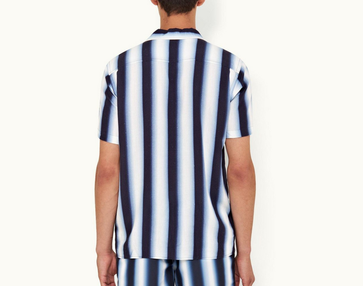 Orlebar Brown MEN Hibbert Mirage Striped Camp Shirt