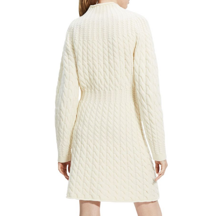 Theory Cable Knit Sweater Dress