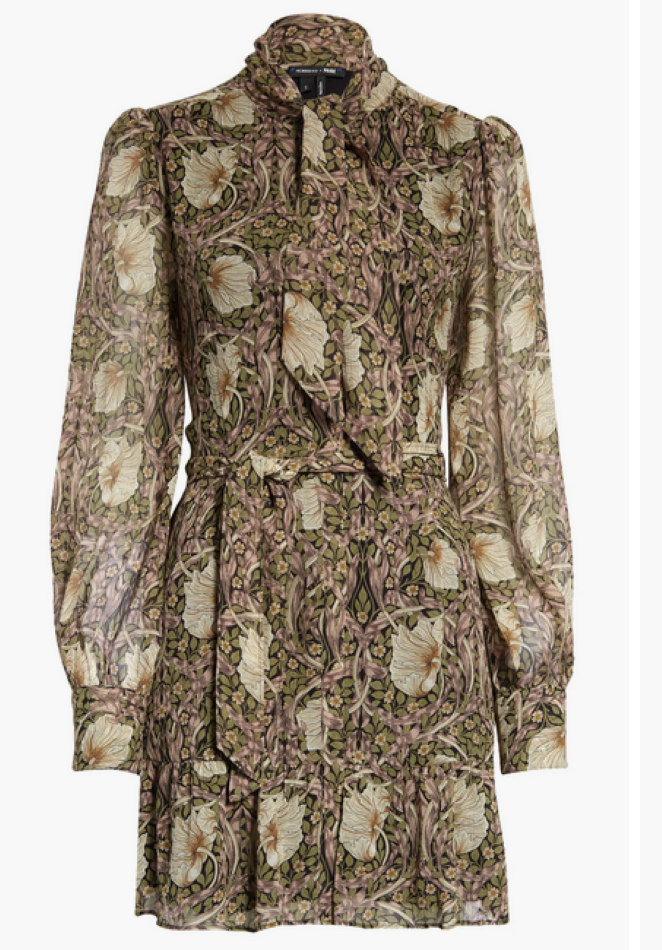 Morris & Co. x PAIGE Vittoria Floral Silk Dress