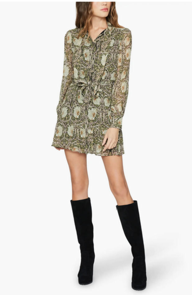 Morris & Co. x PAIGE Vittoria Floral Silk Dress