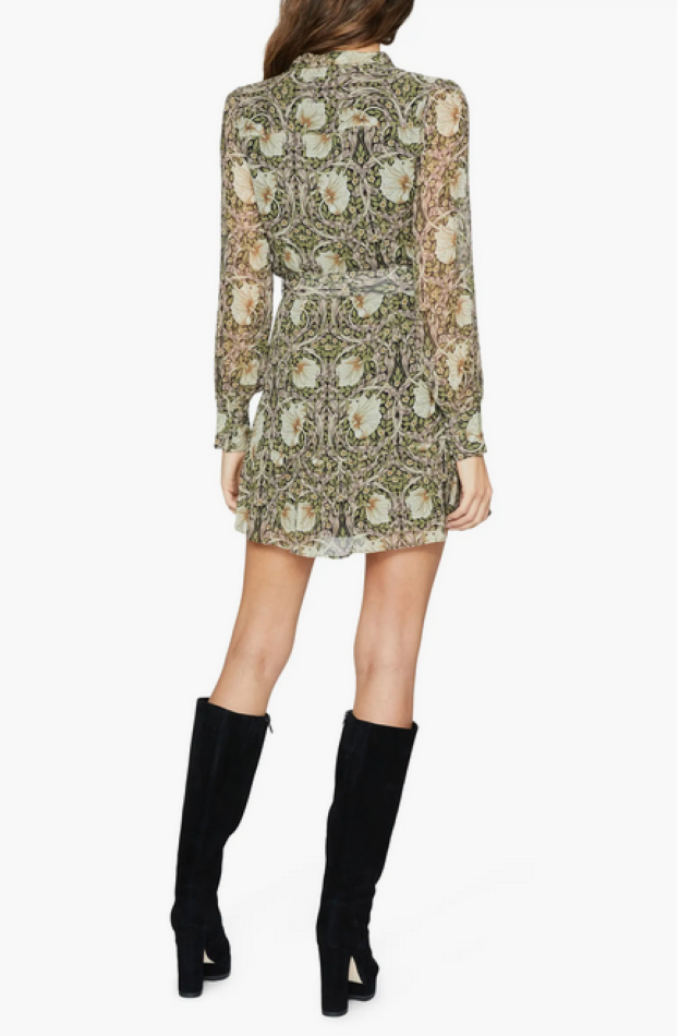 Morris & Co. x PAIGE Vittoria Floral Silk Dress