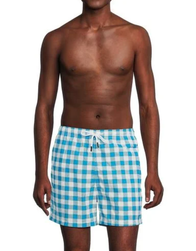 Solid & Striped MEN The Classic Gingham Swim Trunks