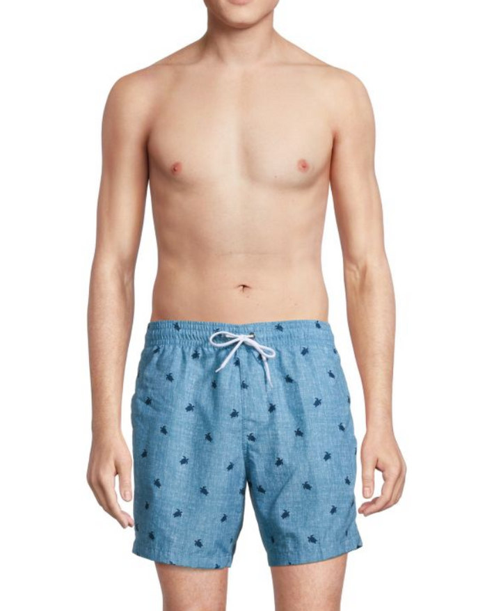 Surf & Swim Co. MEN Sano Turtle Print Swim Shorts