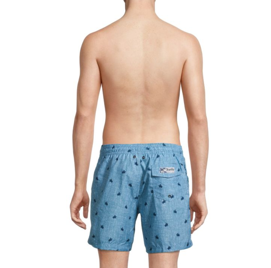 Surf & Swim Co. MEN Sano Turtle Print Swim Shorts