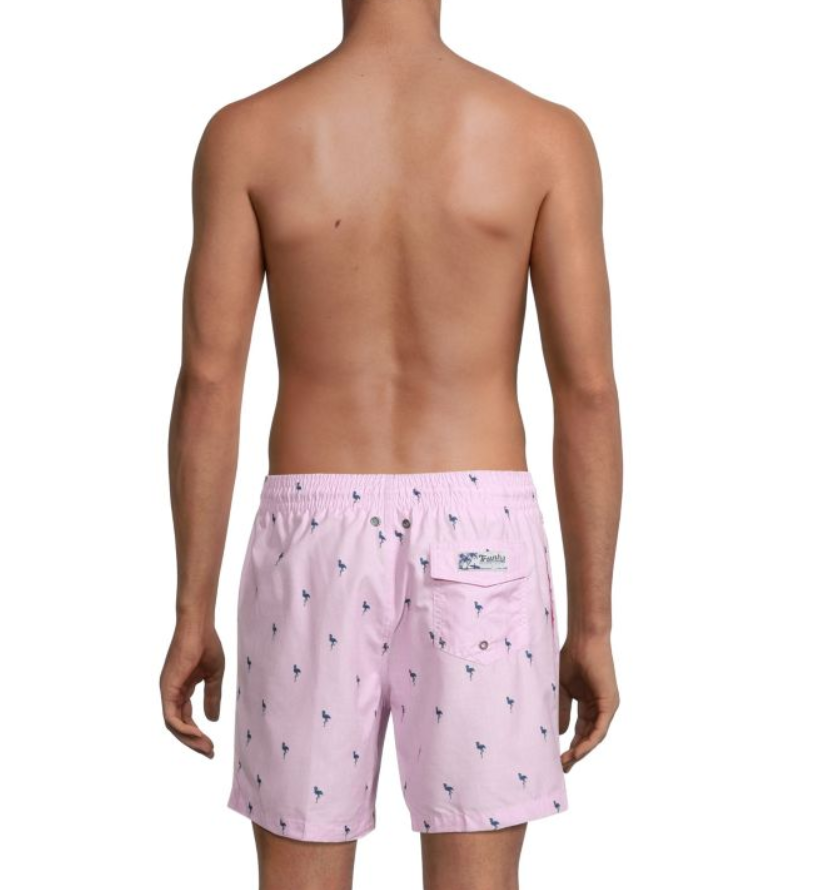 Surf & Swim Flamingo-Print Swim Shorts