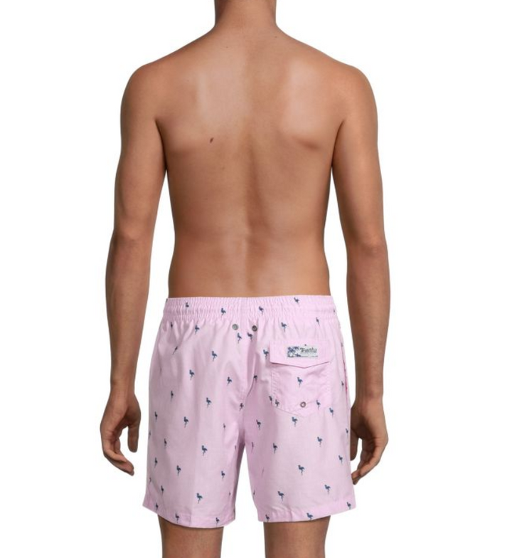 Surf & Swim Flamingo-Print Swim Shorts