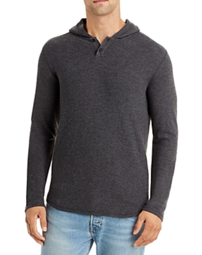 Velvet by Graham & Spencer MEN Cozy Hooded Jersey Sweater