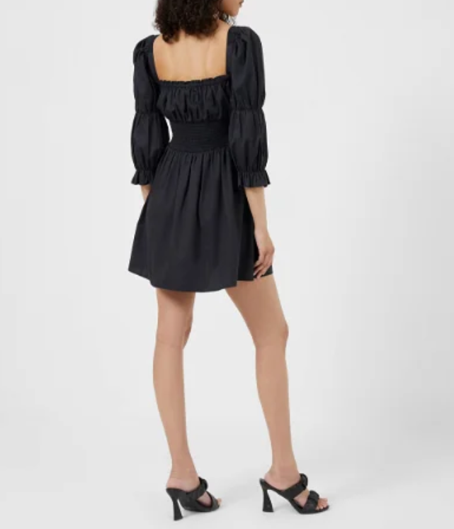 FRENCH CONNECTION Sindy Smocked Mini Dress