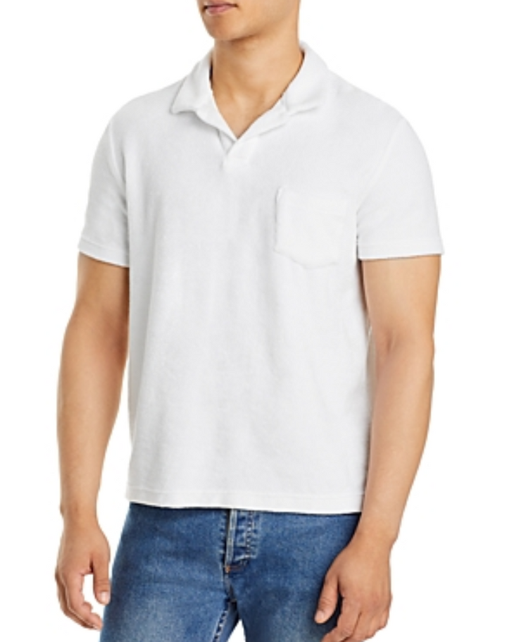 The Men's Store Open Placket Polo Shirt