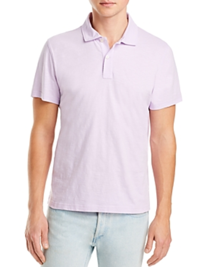 The Men's Store MEN Cotton Slub Polo Shirt