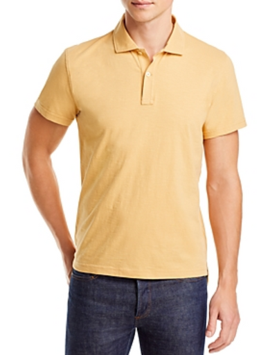 The Men's Store Cotton Slub Polo Shirt