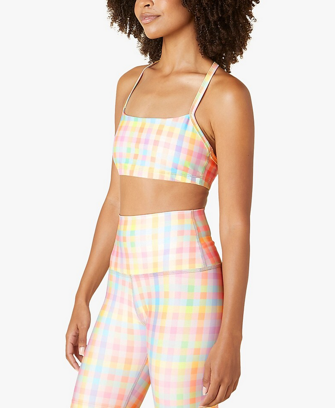 Beyond Yoga T Back Luxe Sports Bra