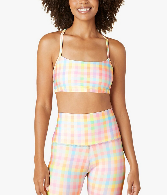 Beyond Yoga T Back Luxe Sports Bra