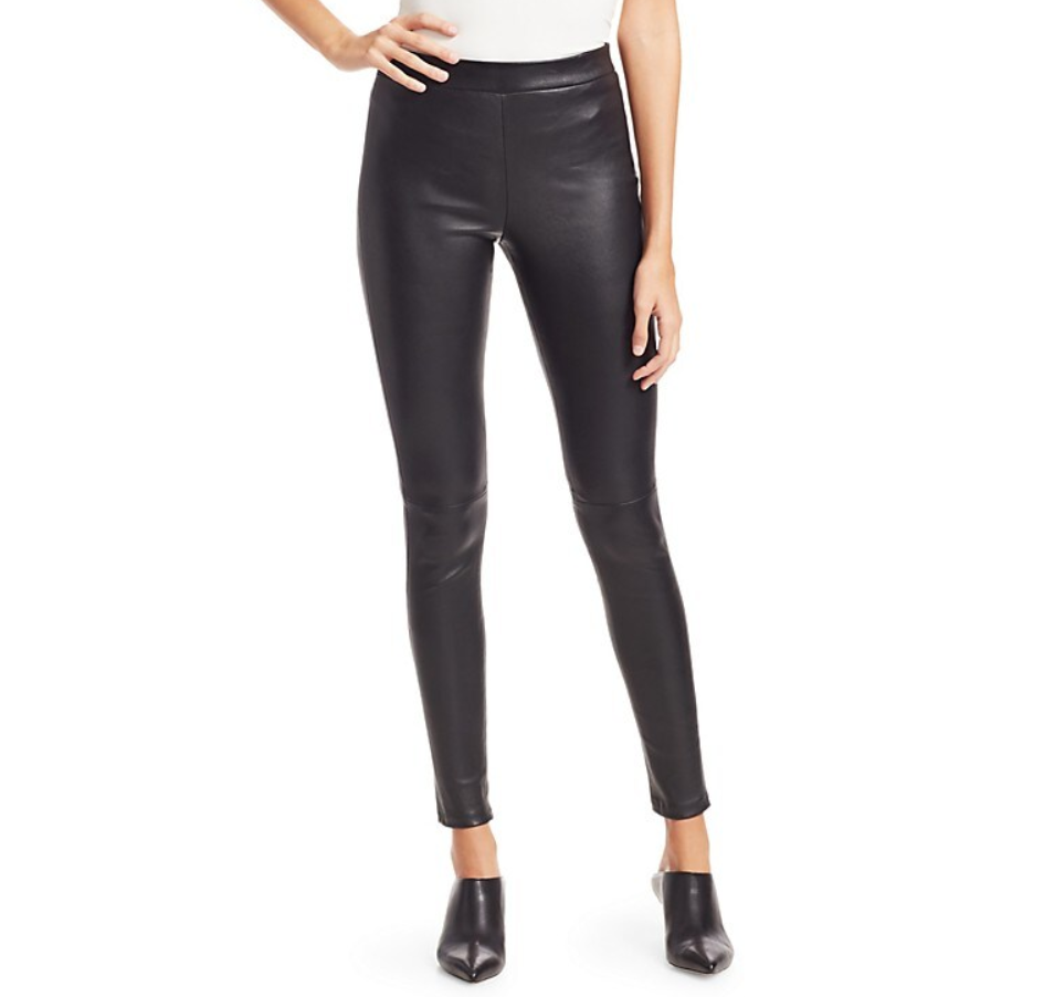 Theory Adbelle Leather Leggings